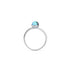 Grey | .925 Sterling Silver | Mermaid Glass Ring